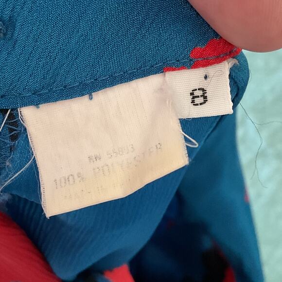 Vintage 80s style Steven Barry Button Up Dress Shirt Size 8 - Picture 9 of 12